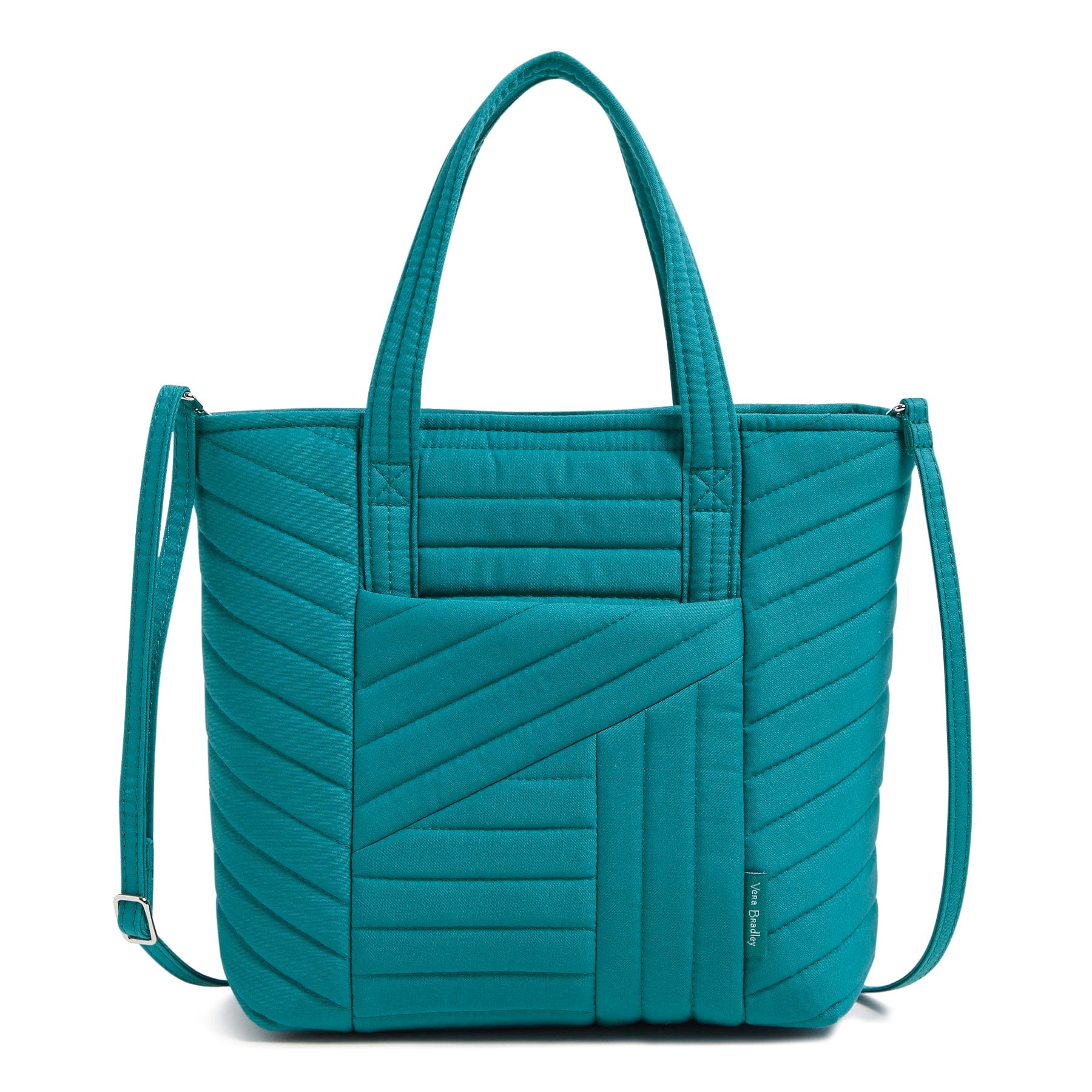 Mini Vera Tote Bag-Forever Green-Image 1-Vera Bradley
