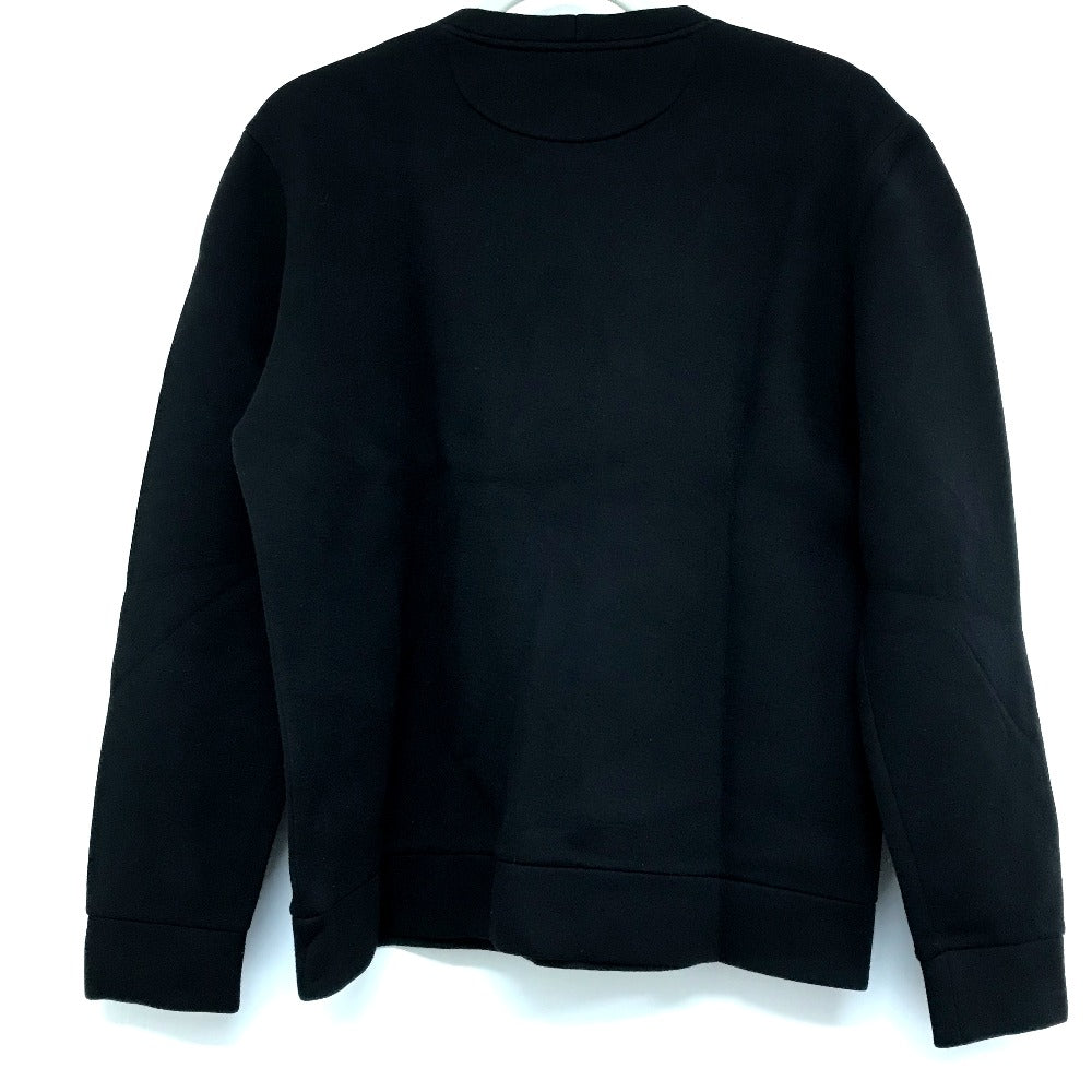 FENDI sweat FY0812 Rayon black Rubber logo sweat mens 48