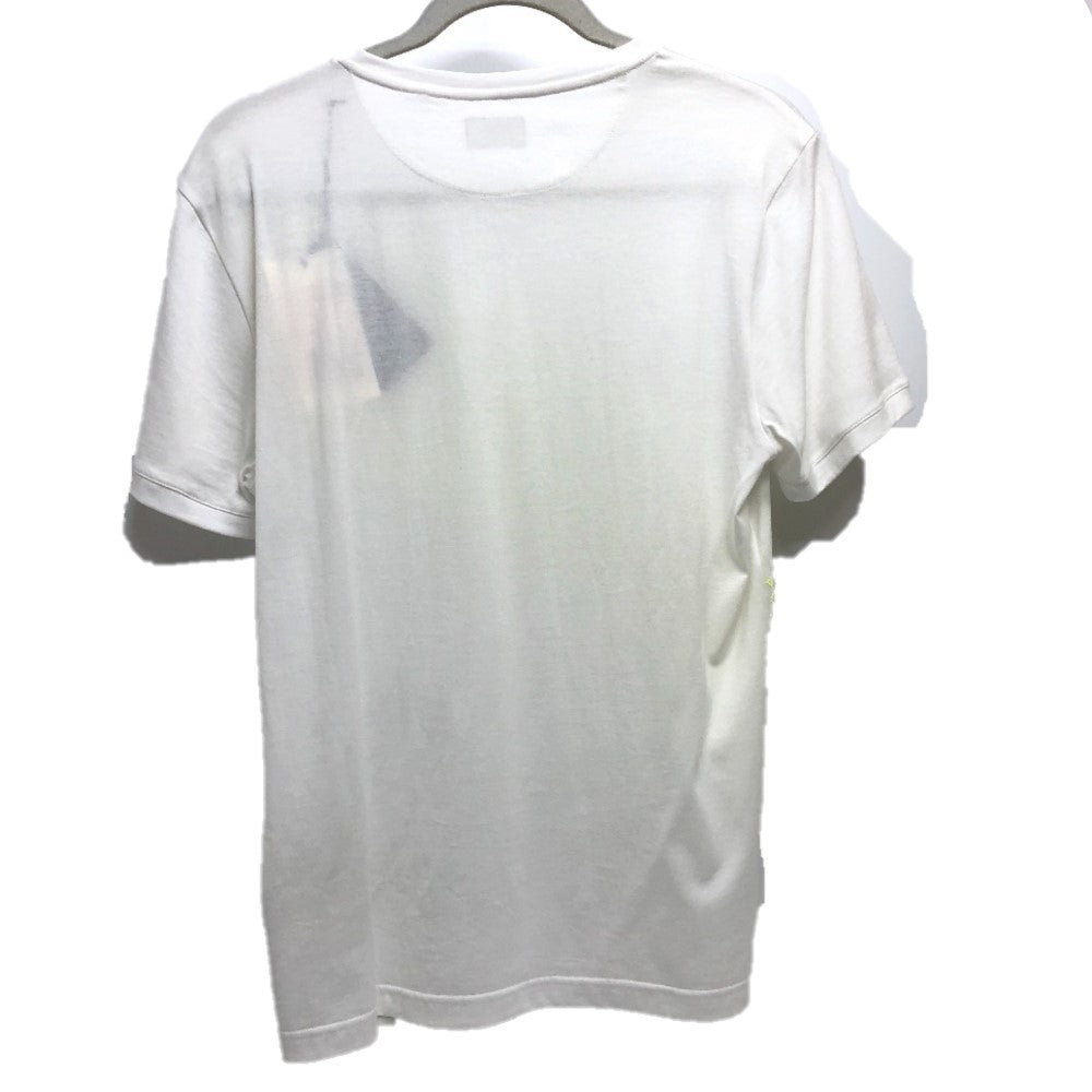 FENDI Short sleeve T-shirt FY0894 cotton white FF logo mens M