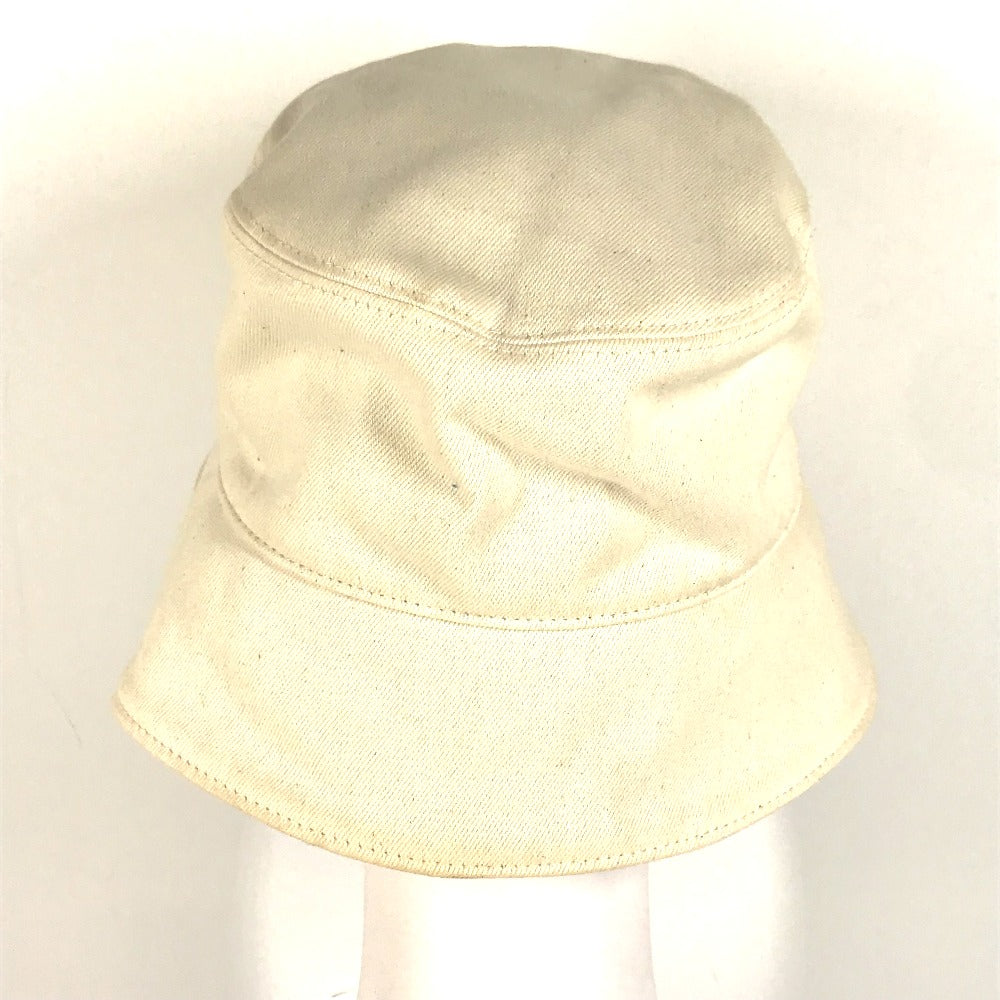 FENDI hat FXQ801 cotton beige logo Women