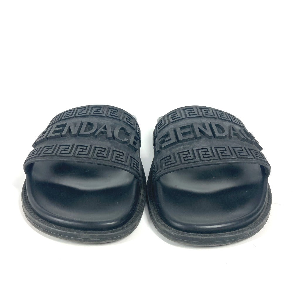 FENDI Sandals 7X1551 rubber black Versace VERSACE collaboration Fendace FENDACE mens 7