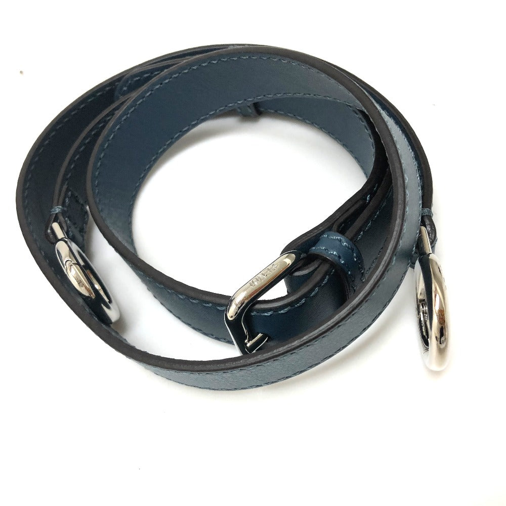 FENDI Handbag 8BN290 leather blue Peek-a-boo regular