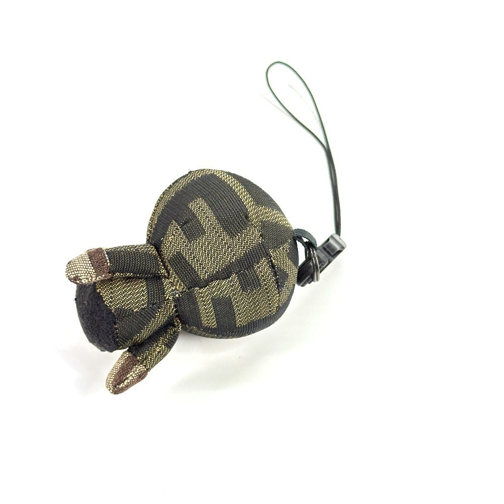 FENDI charm canvas Brown A BATHING APE A Bathing Ape Collaboration Zucca Milo Women(Unisex)