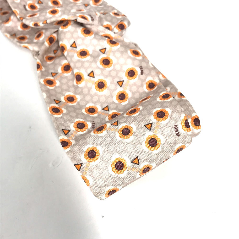 FENDI hair accessory FXT010 silk gray hair accessory Flower flower Women