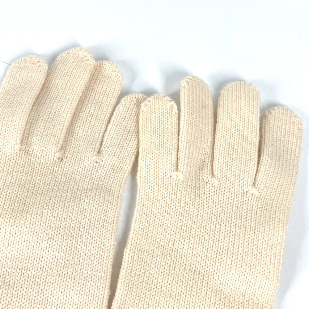 FENDI gloves wool pink Zucca Women
