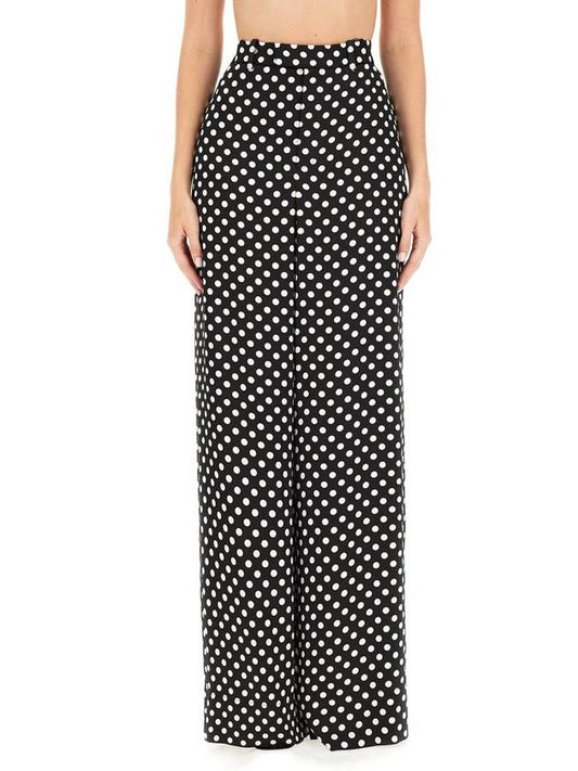 Luxury Saint Laurent Trending 2025 Satin Dot Trousers 744389Y6G761095 B0270441252