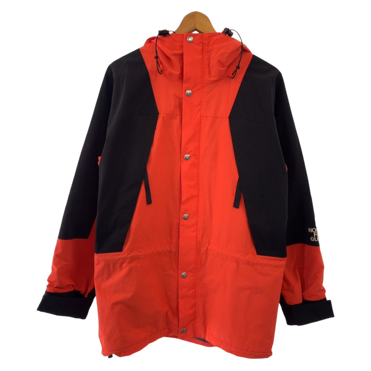 GUCCI Mountain Hoodie 663729 ZAHTZ Nylon Red Black Black 1994 RETRO The north face collaboration S