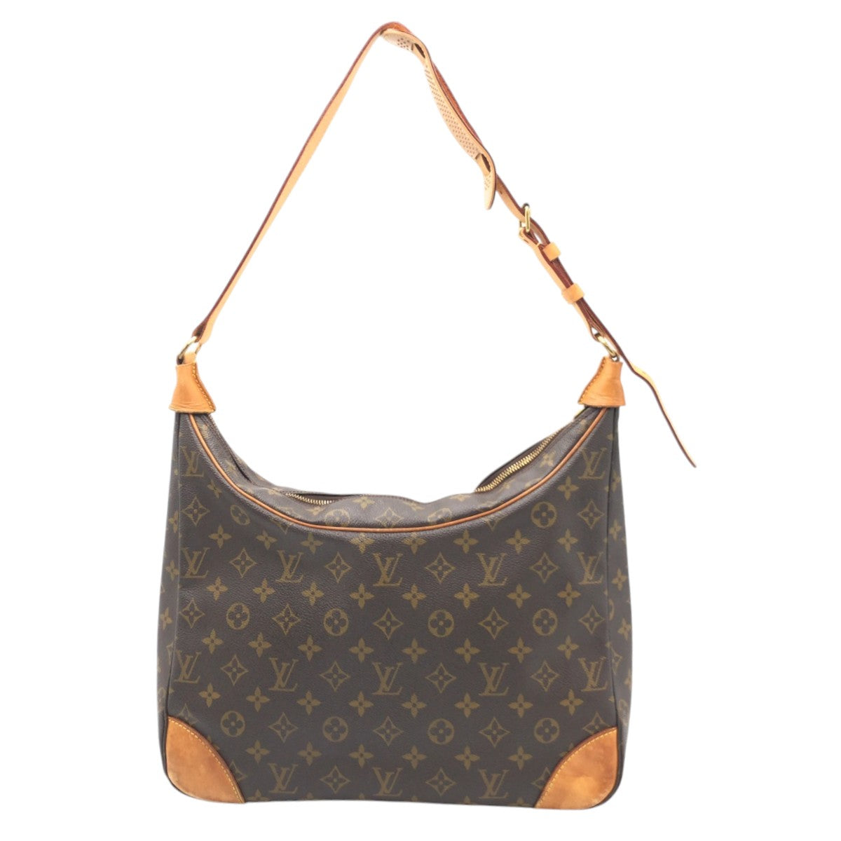 LOUIS VUITTON Shoulder Bag M51260 PVC Brown Monogram Boulogne Women