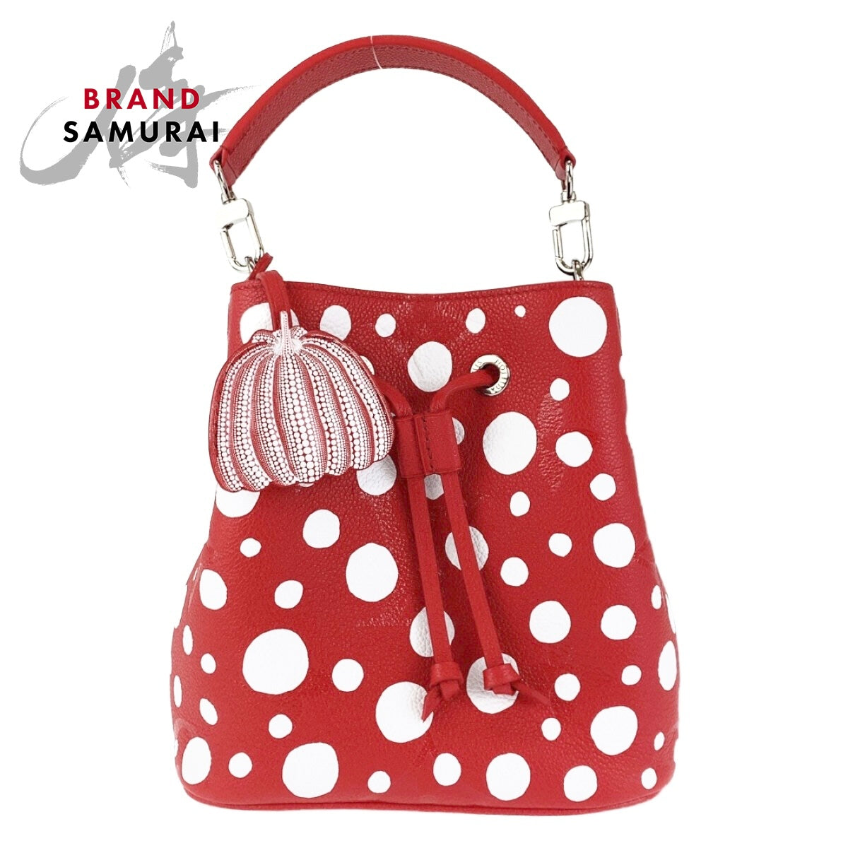 LOUIS VUITTON Shoulder Bag M46413 leather Red Silver Metal LVxYK NeoNoe BB Yayoi Kusama Japan limited model