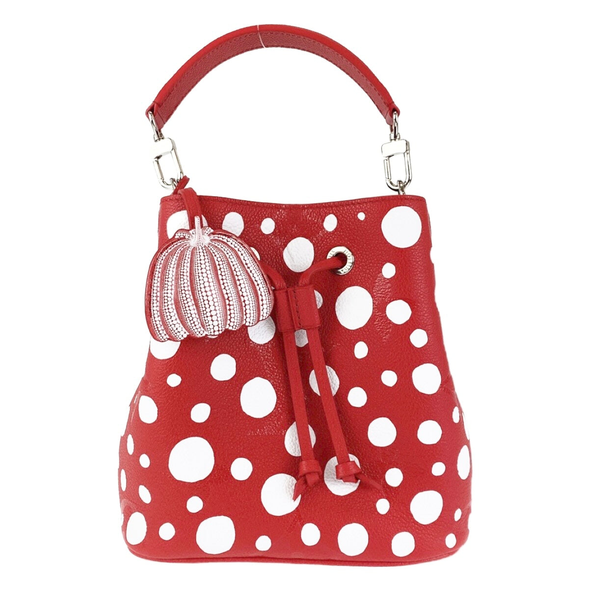 LOUIS VUITTON Shoulder Bag M46413 leather Red Silver Metal LVxYK NeoNoe BB Yayoi Kusama Japan limited model