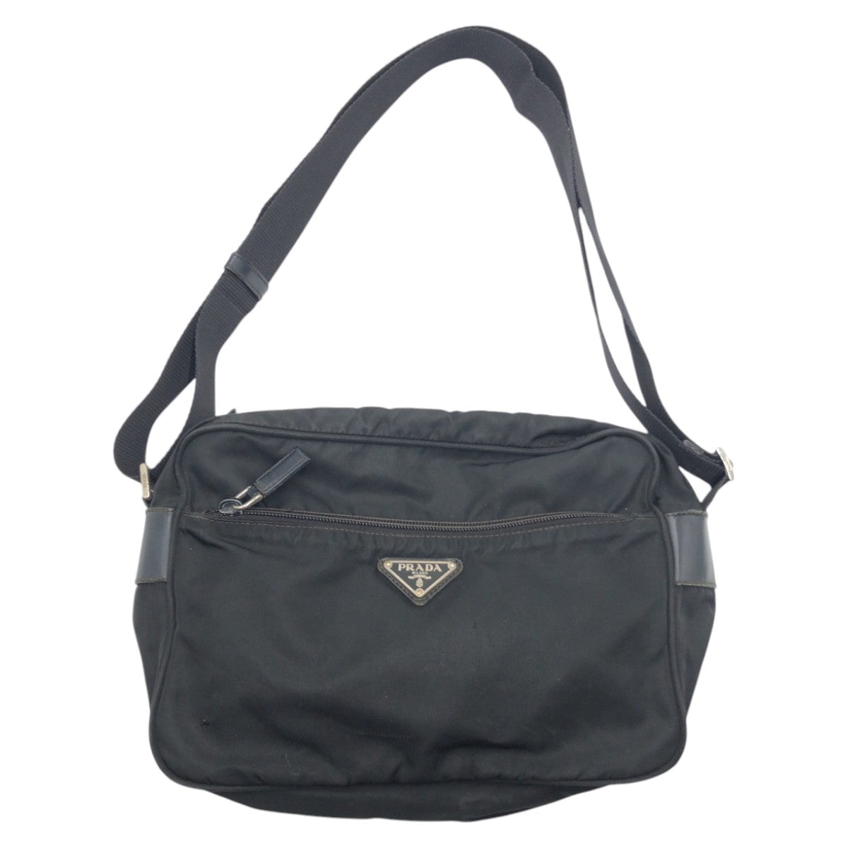 PRADA Shoulder Bag Nylon Black black Shoulder Bag Messenger Bag Unisex Test Triangular logo mens