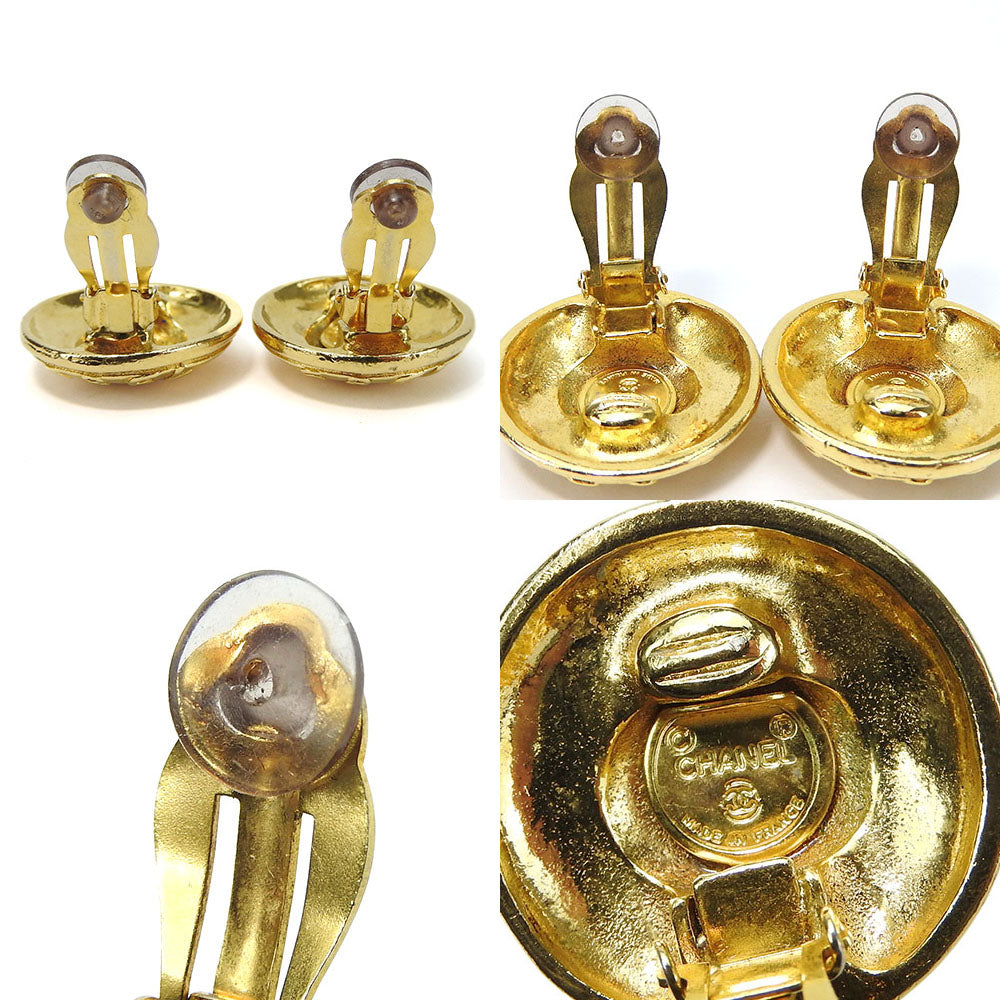 CHANEL Earring metal gold Cocomar Women