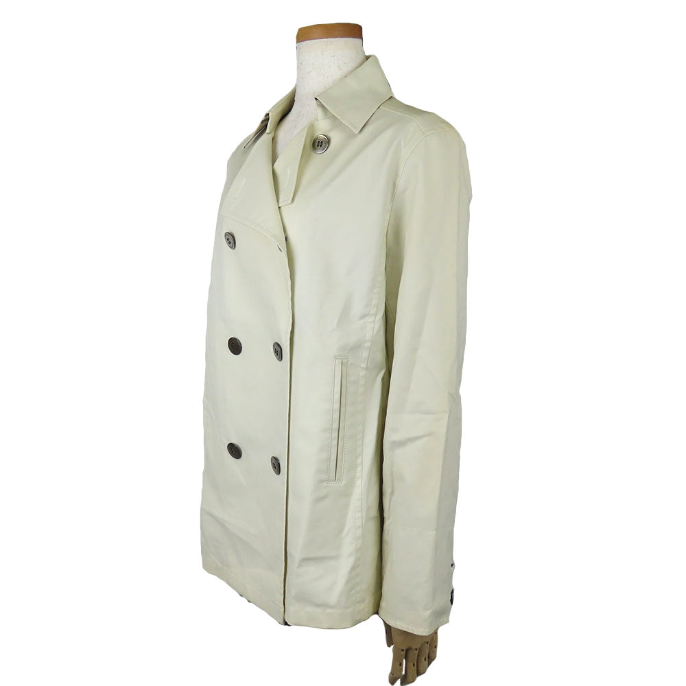 BURBERRY LONDON trench coat Cotton, Polyurethane Ivory Women