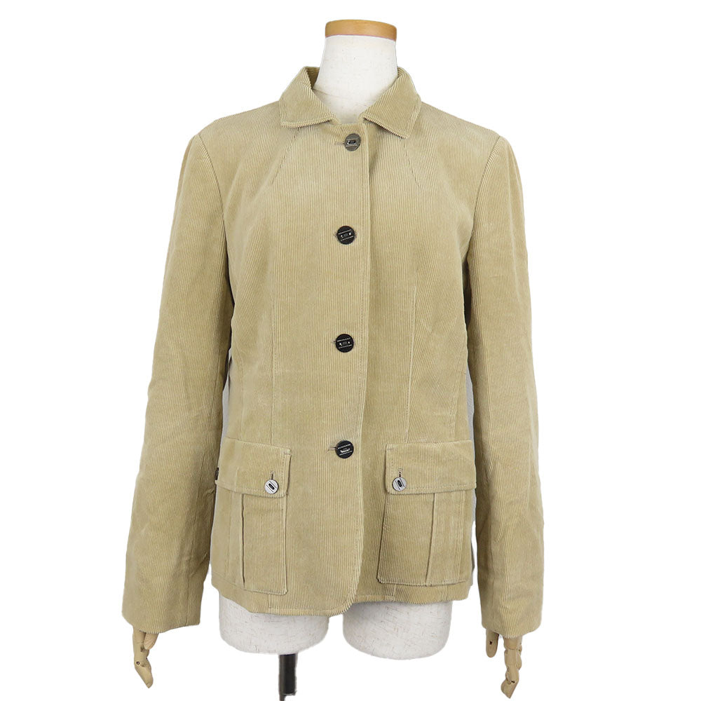BURBERRY LONDON tailored jacket Corduroy beige Women 38