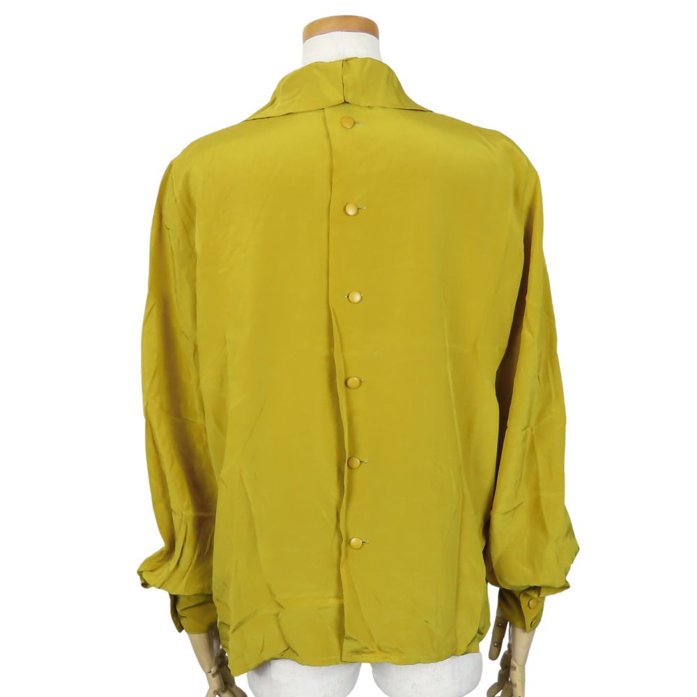 Christian Dior blouse silk mustard Women M