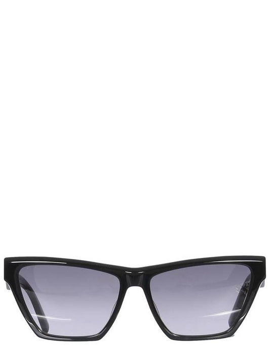 Luxury Saint Laurent Trending 2025 SL M103 Gold Logo Cat Eye Sunglasses Black