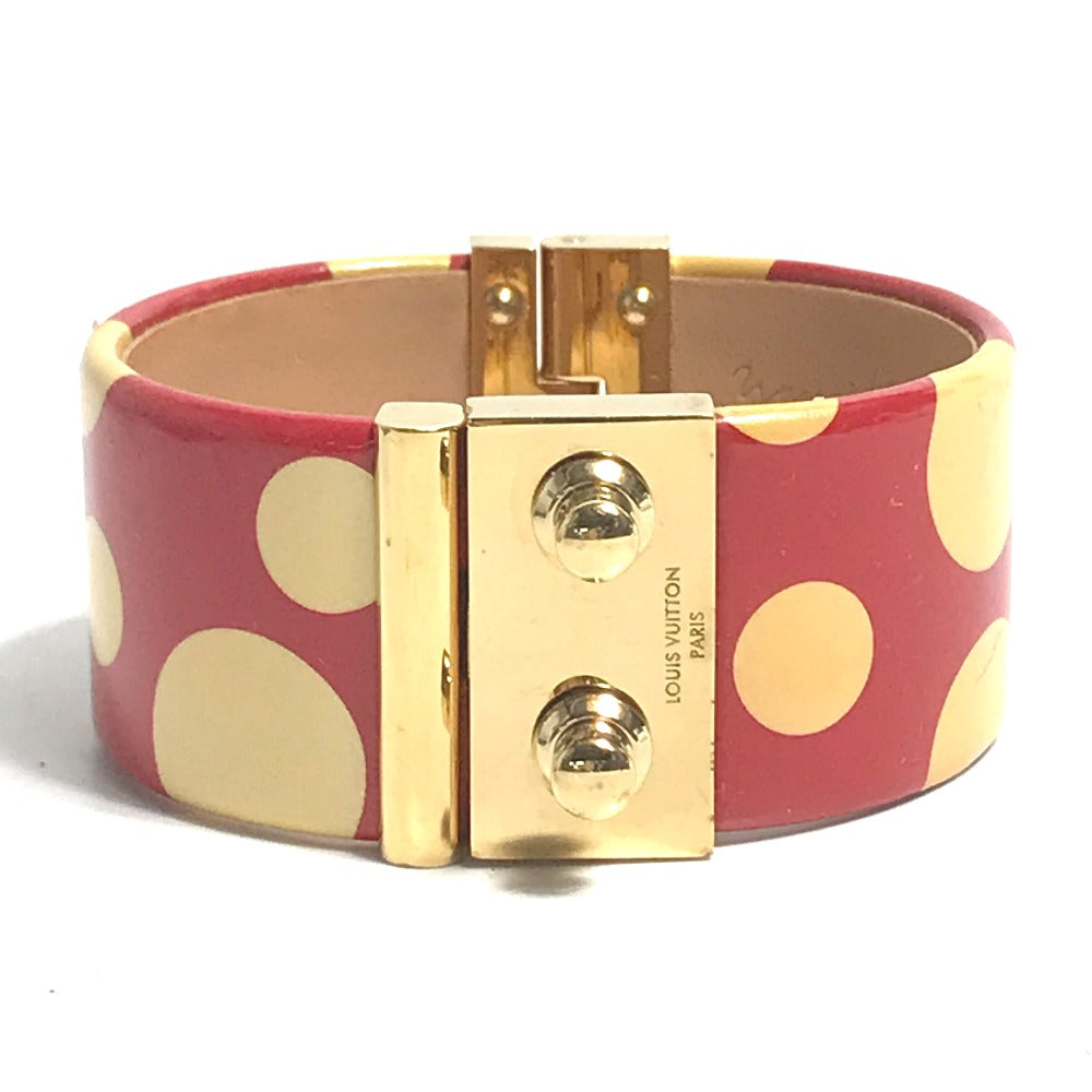 LOUIS VUITTON bracelet enamel Red Kusama Yayoi Collaboration Dot polka dots Women
