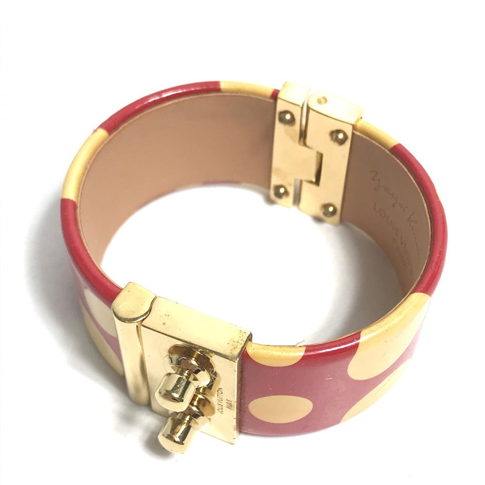 LOUIS VUITTON bracelet enamel Red Kusama Yayoi Collaboration Dot polka dots Women