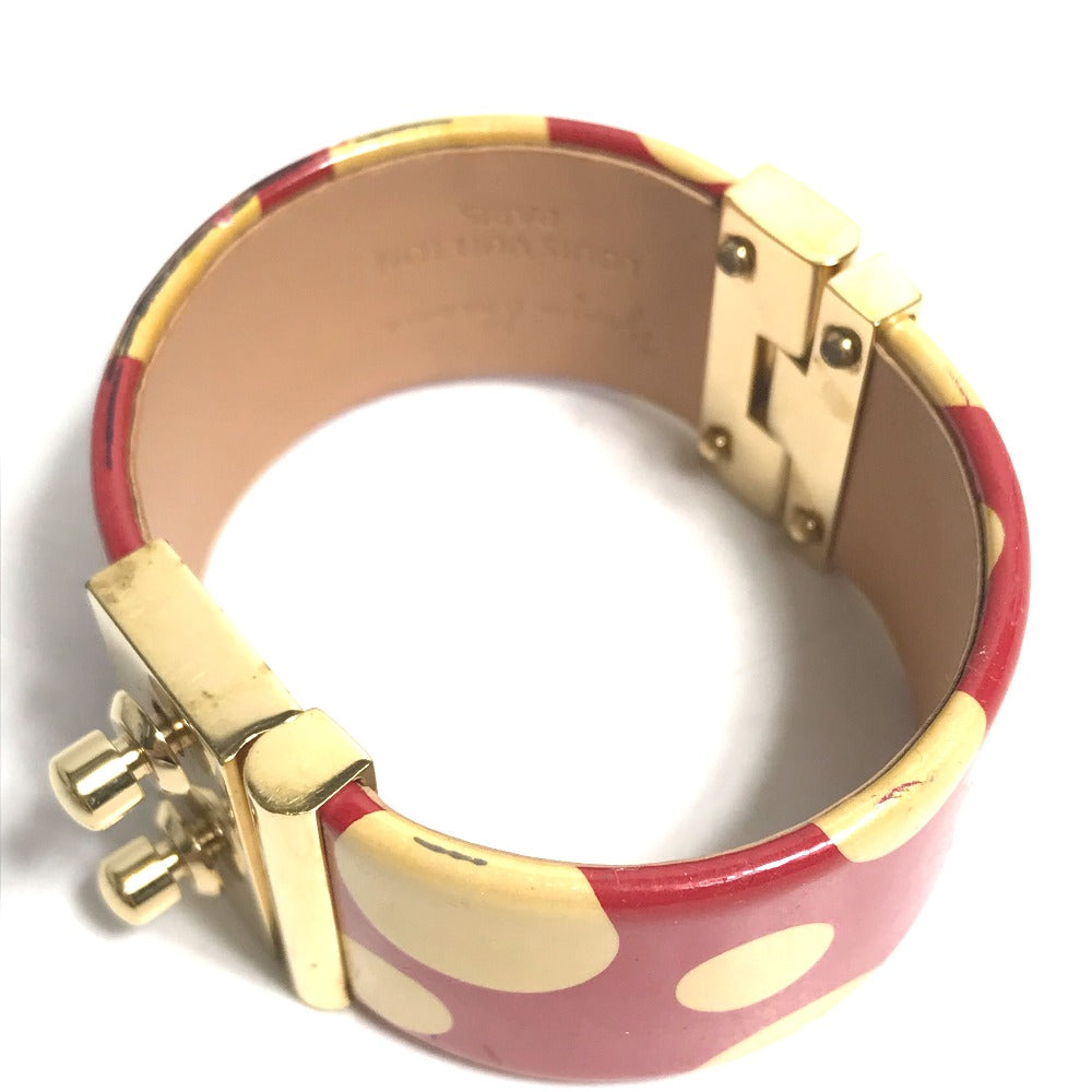 LOUIS VUITTON bracelet enamel Red Kusama Yayoi Collaboration Dot polka dots Women
