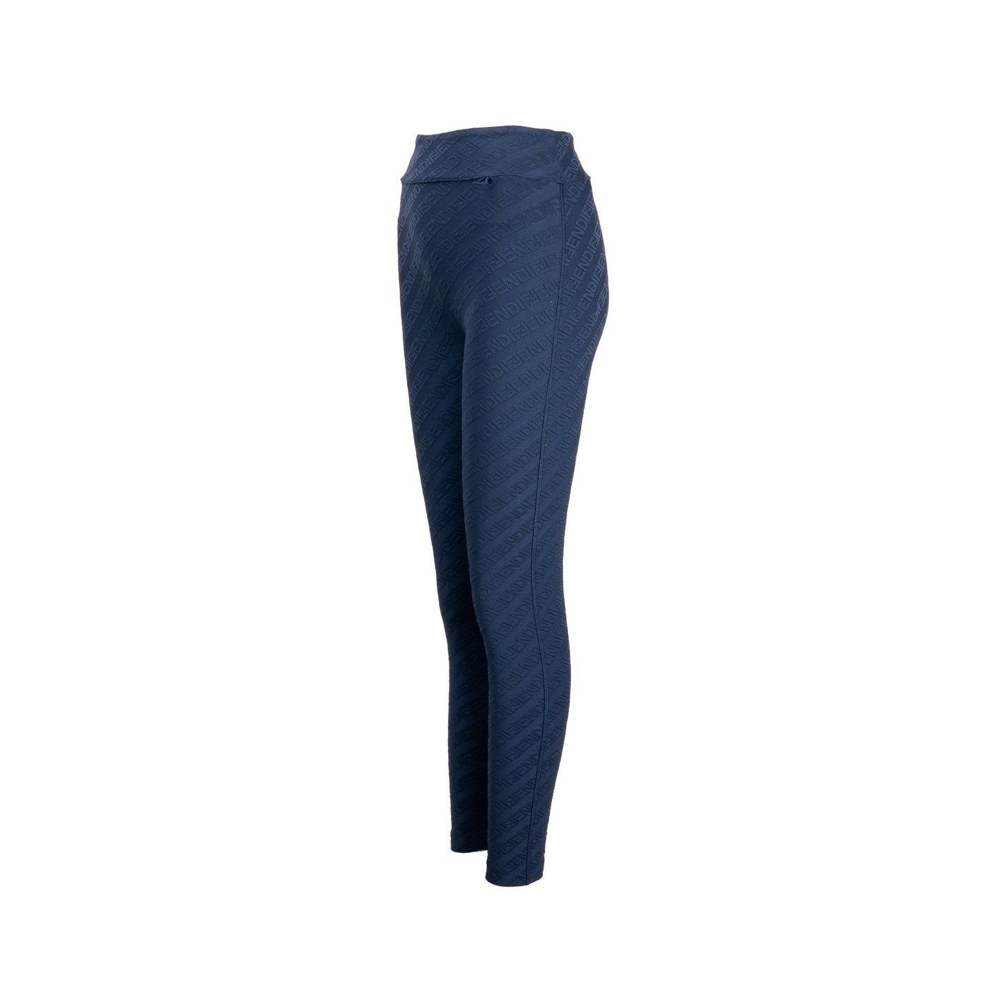 Fendi Size Fendi Logo Leggings Polyamide/Elastane Dark Blue