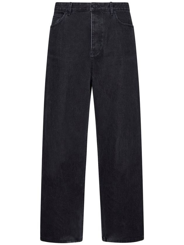 Luxury Balenciaga Trending 2025 Washed Skiwear Jeans Grey