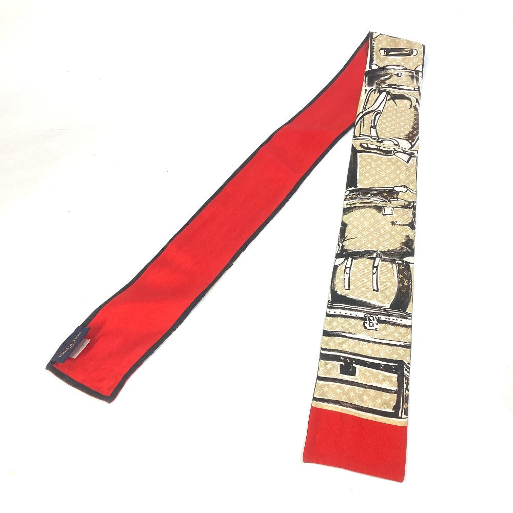 LOUIS VUITTON scarf M73964 silk beige Monogram Bando trunk Women