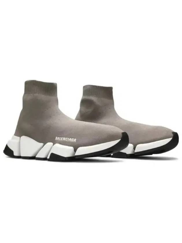 Luxury Balenciaga Trending 2025 Speed 2.0 High Top Sneakers Dark Beige