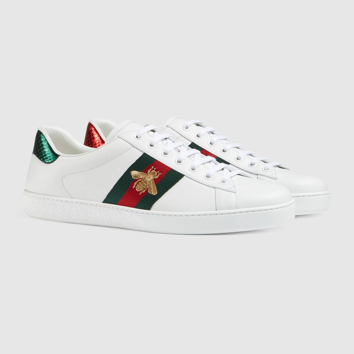 GUCCI  ACE EMBROIDERED SNEAKER SIZE 40