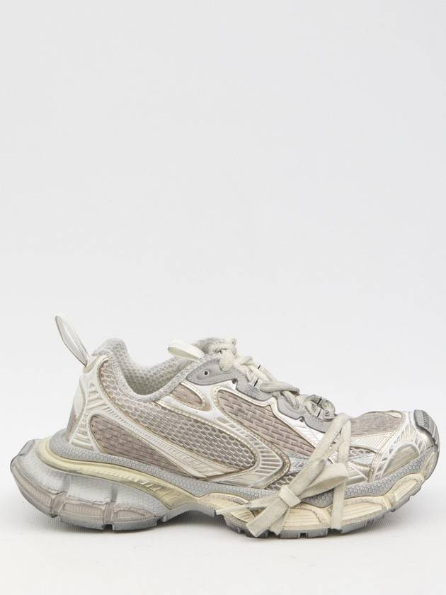 Luxury Balenciaga Trending 2025 3XL Mesh Panel Low Top Sneakers Grey
