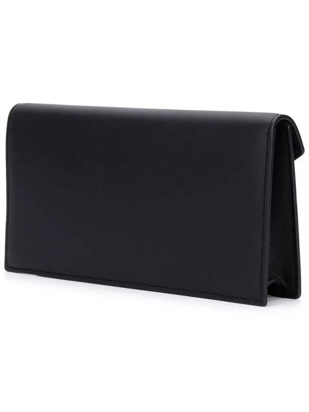 Luxury Saint Laurent Trending 2025 Logo Monogram Envelope Clutch Bag Black