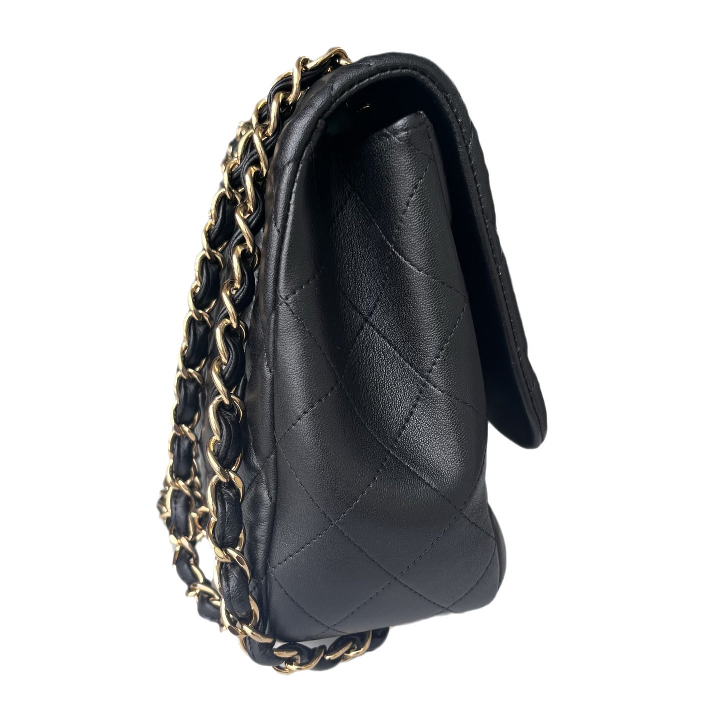 Chanel Timeless/ Classic Flap Jumbo/Large Black with Gold Hardware