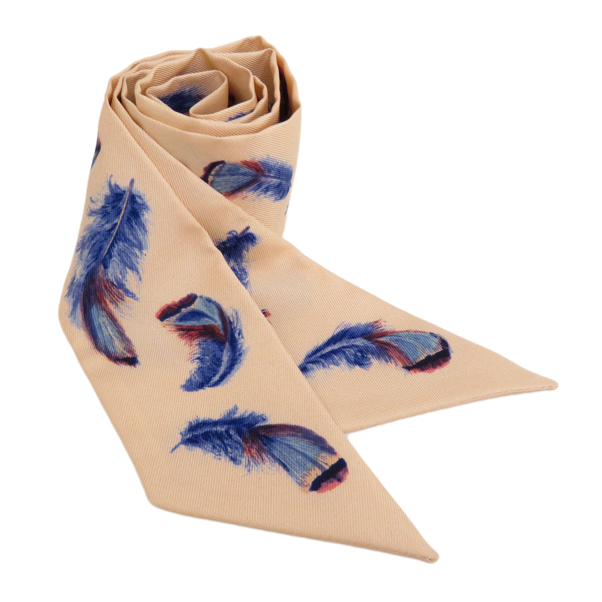 HERMES scarf silk pink Twilly Women