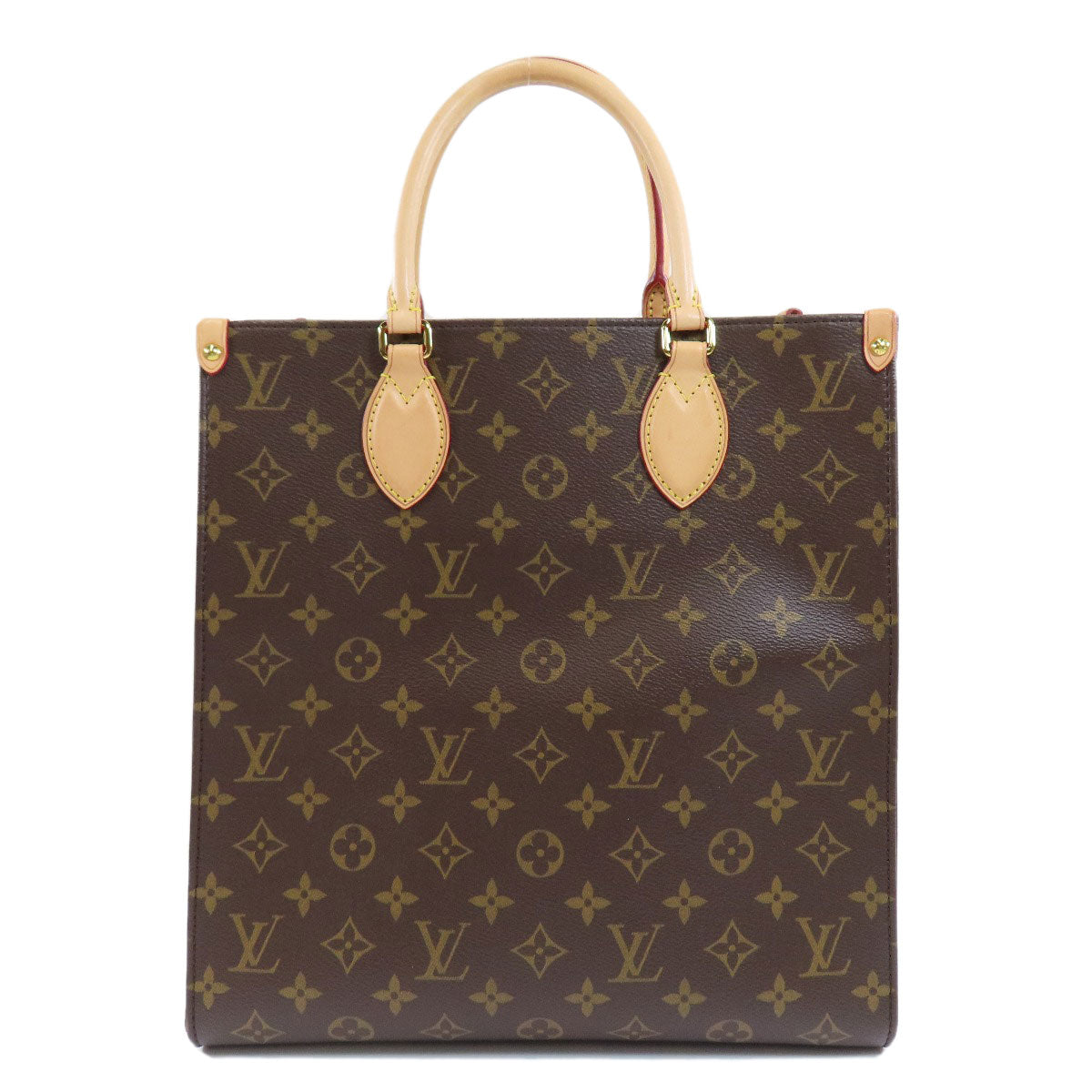 LOUIS VUITTON Tote Bag M45848 Monogram canvas Brown Sac Plat PM Monogram