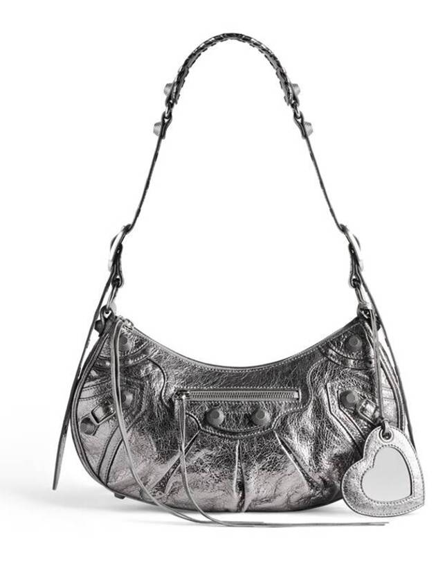 Luxury Balenciaga Trending 2025 Le Cagole Small Shoulder Bag Silver