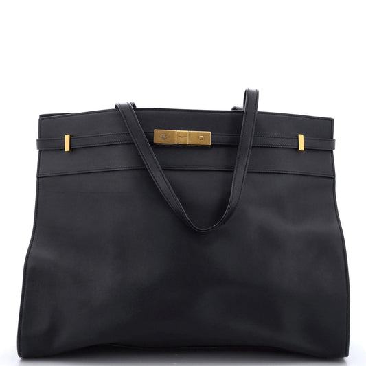 Luxury Saint Laurent Trending 2025 Manhattan Tote Leather Medium