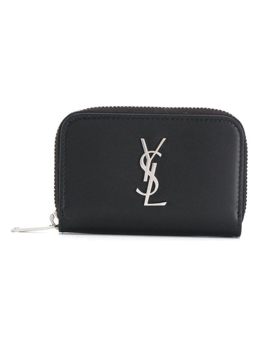 Luxury Saint Laurent Trending 2025 Men's Zipper Around Wallet in Black | 5354110SX0E