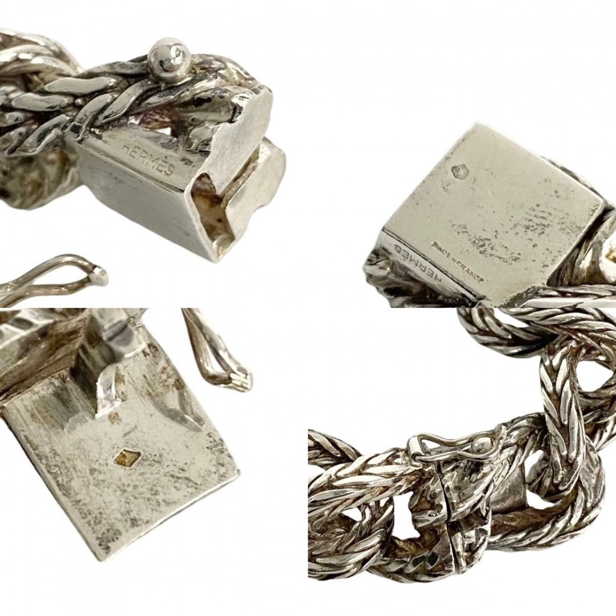 HERMES bracelet Silver Silver Vendome Women