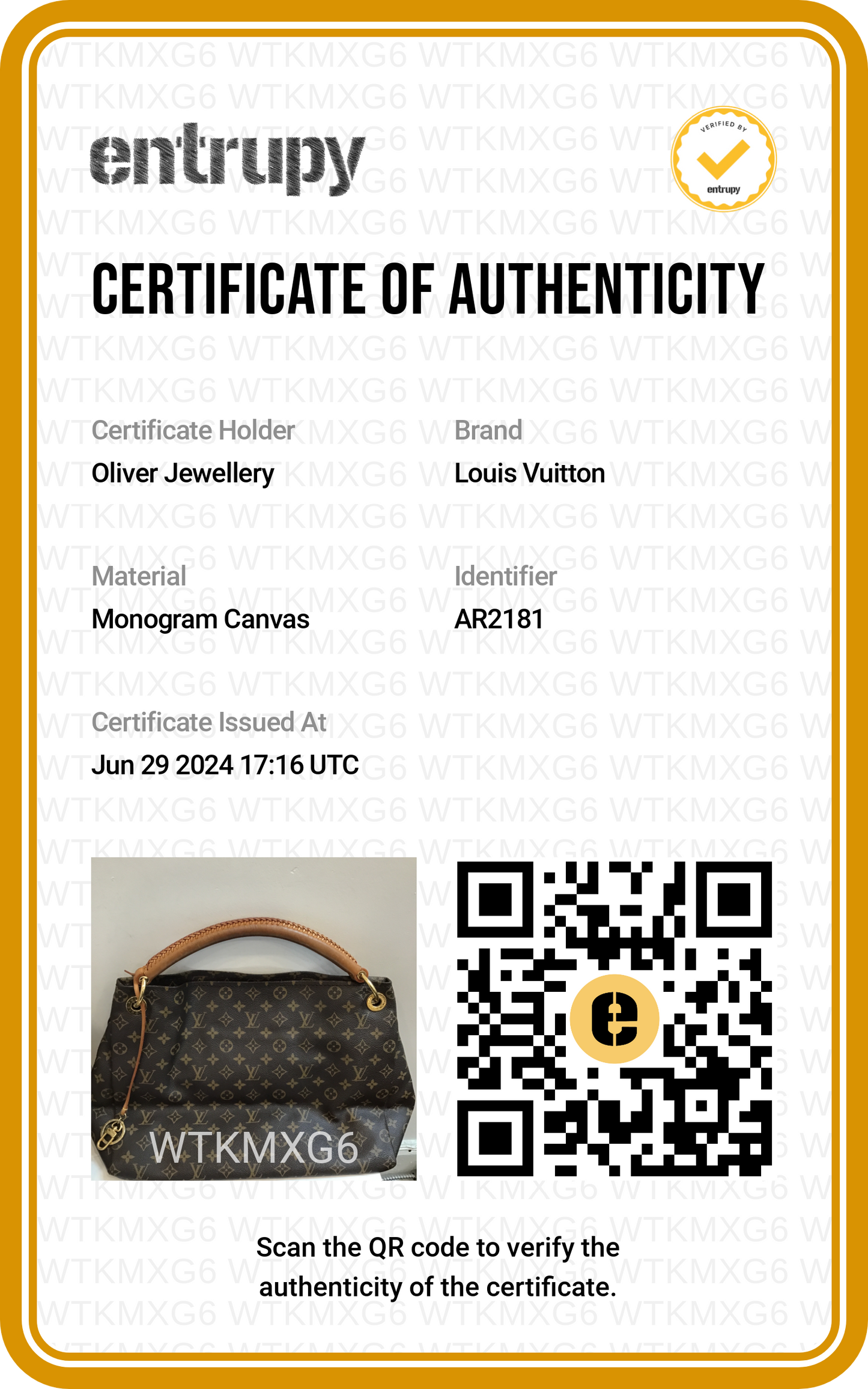 Louis Vuitton Monogram Artsy MM