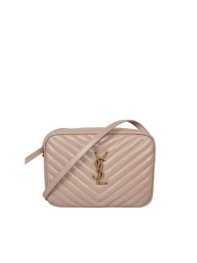 Luxury Saint Laurent Trending 2025 Lou Logo Quilting Cross Bag Beige