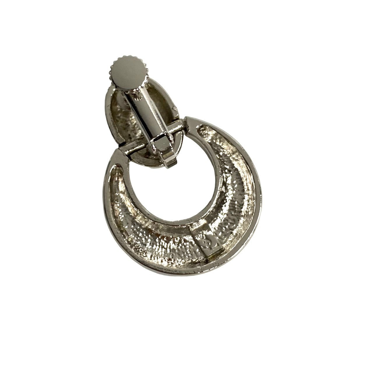 YVES SAINT LAURENT Earring Alloy, Silver Plated Silver Women