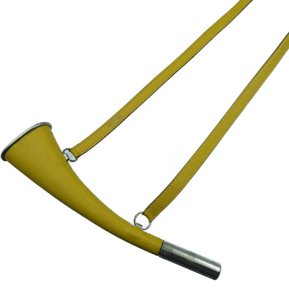 HERMES Necklace Courchevel yellow Women