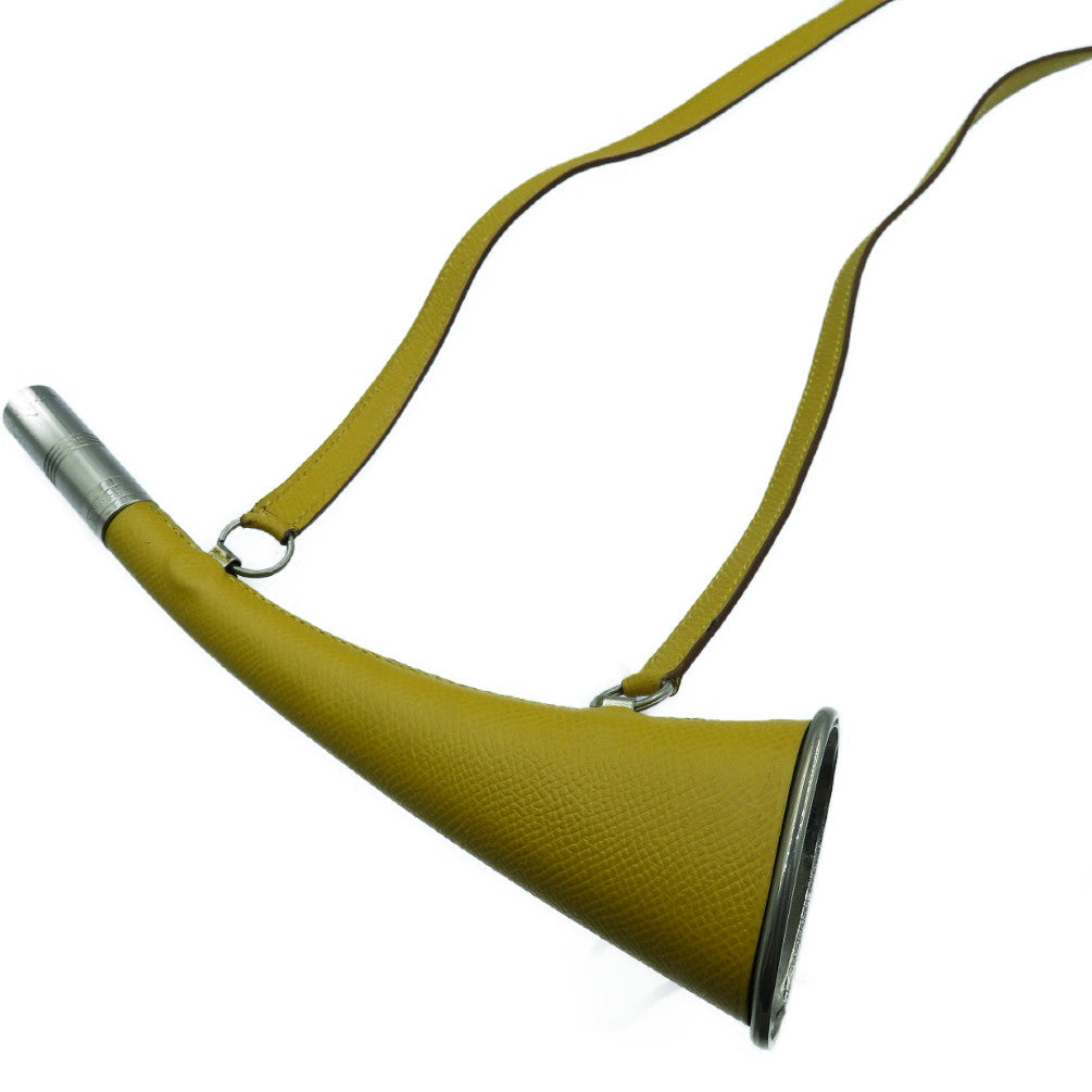 HERMES Necklace Courchevel yellow Women
