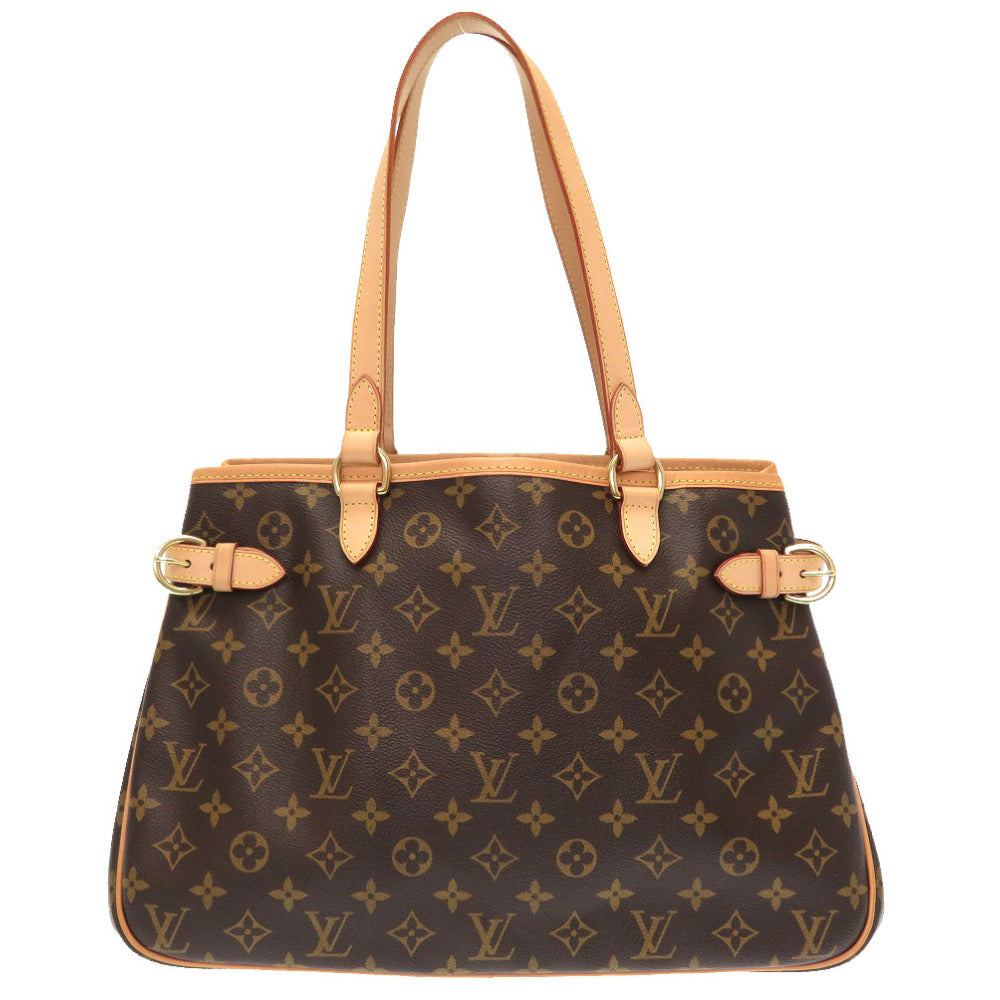 LOUIS VUITTON Tote Bag M51154 Monogram canvas Brown Monogram Batignolles Horizontal Women