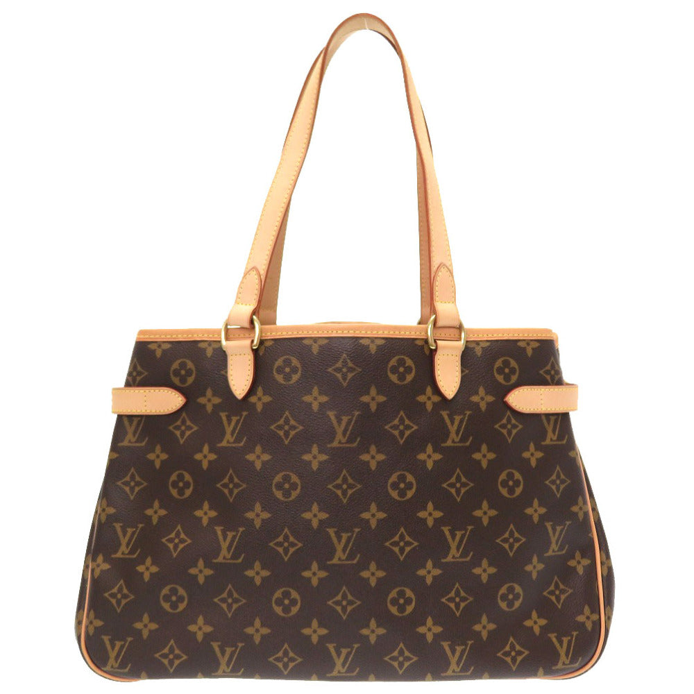 LOUIS VUITTON Tote Bag M51154 Monogram canvas Brown Monogram Batignolles Horizontal Women