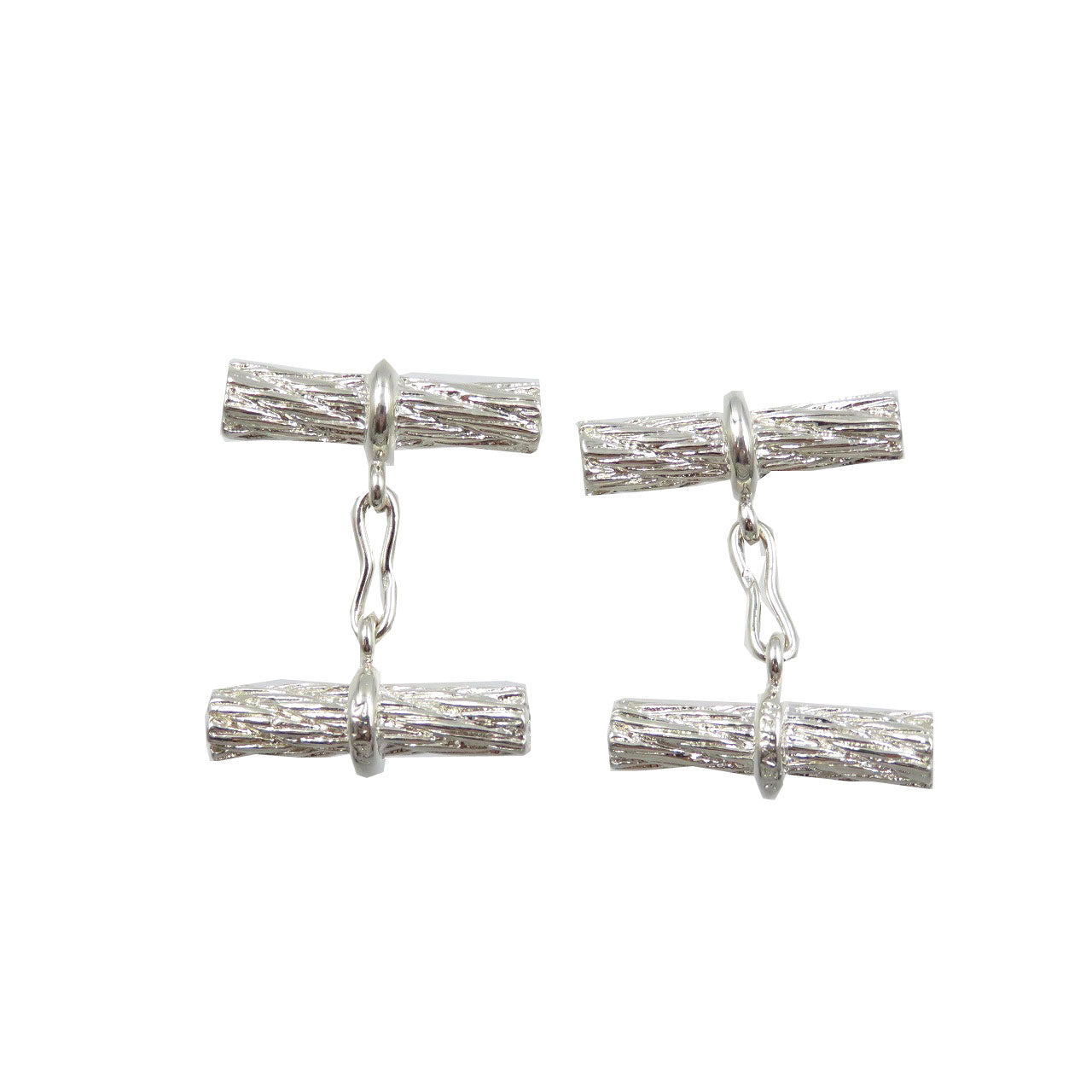 HERMES cuffs Silver925 Silver Rope motif mens