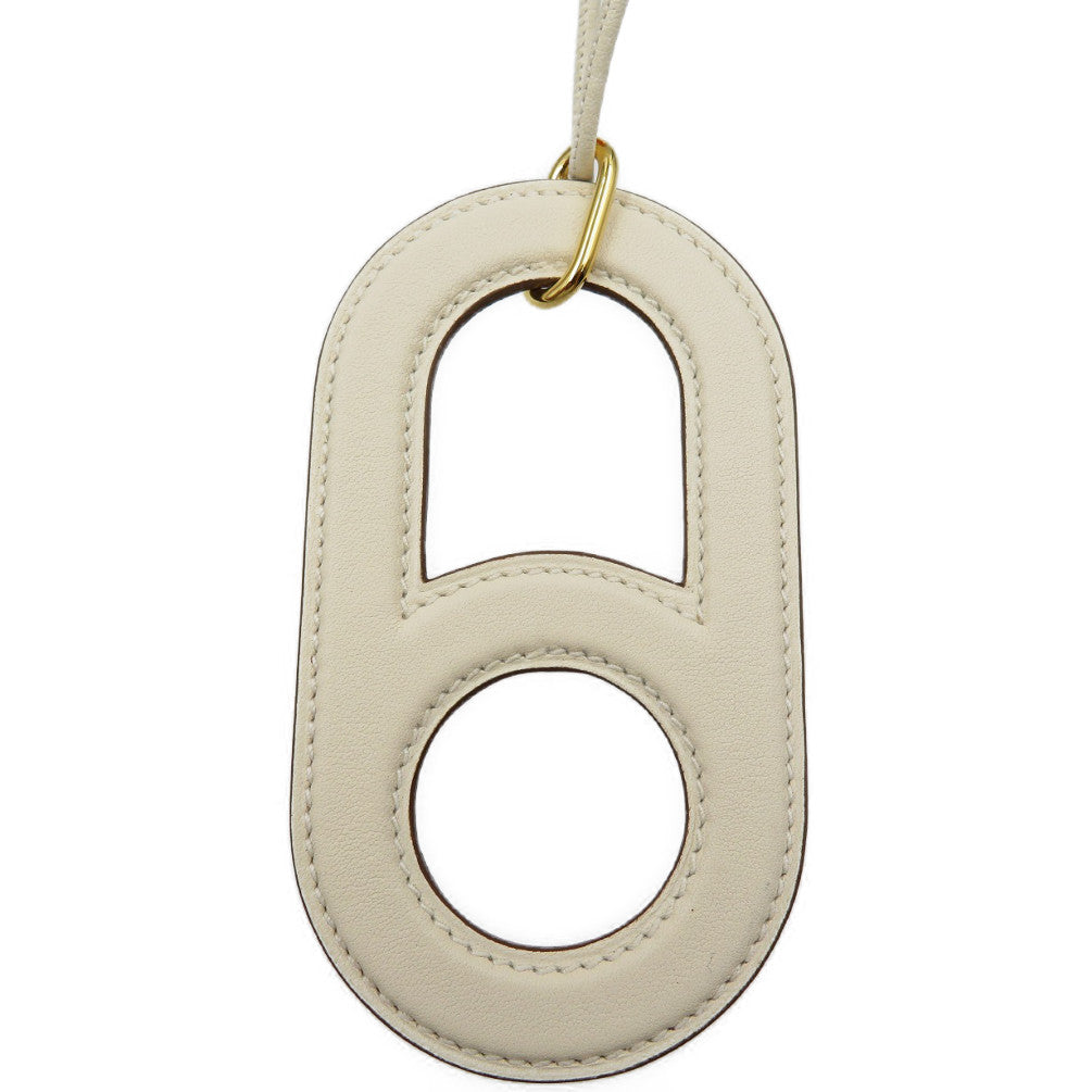 HERMES Necklace Swift Ivory Variations Women