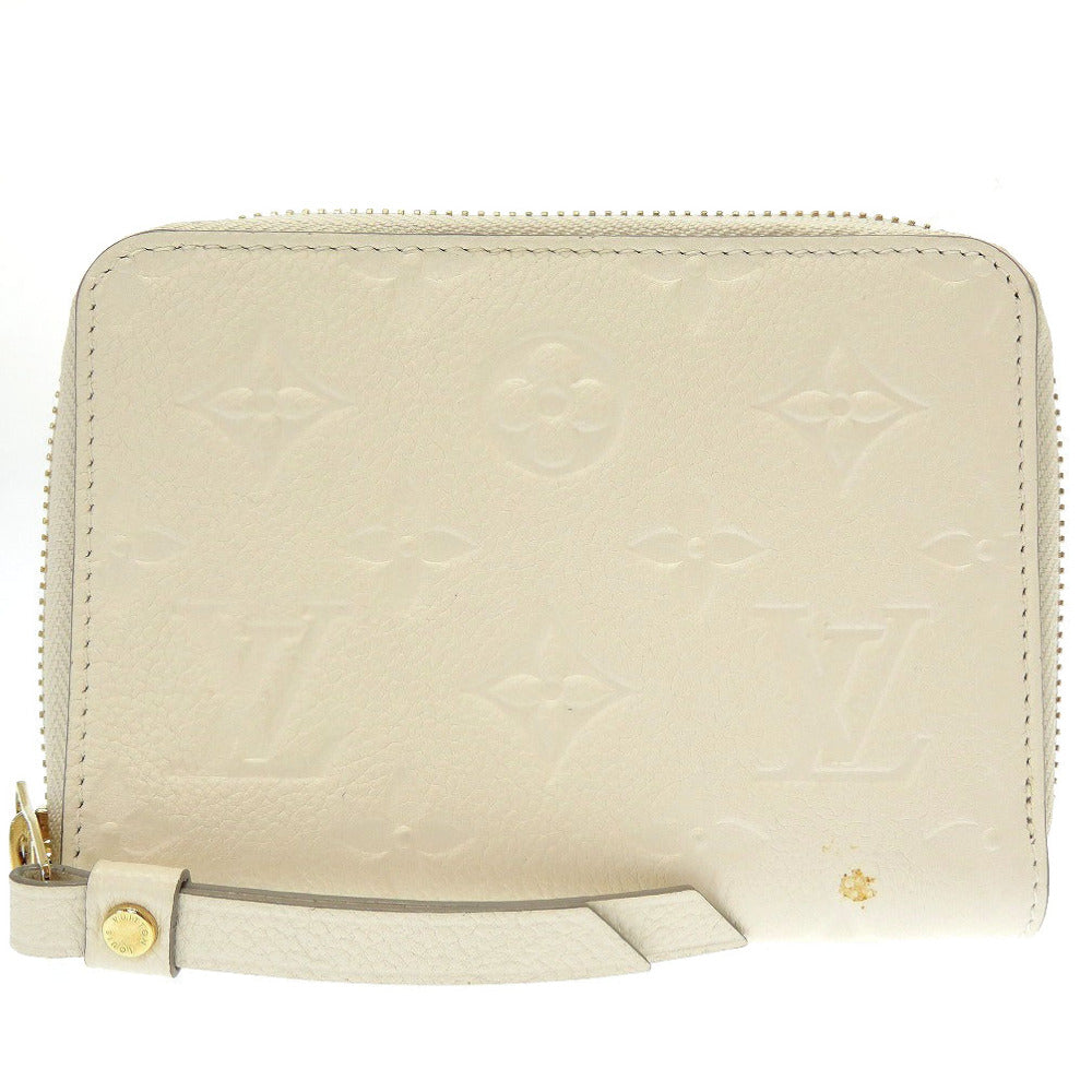 LOUIS VUITTON Bifold Wallet M93432 Monogram Ann Platt Neige Zip Around Monogram Unplant Portefeuille Skret Compact Women(Unisex)