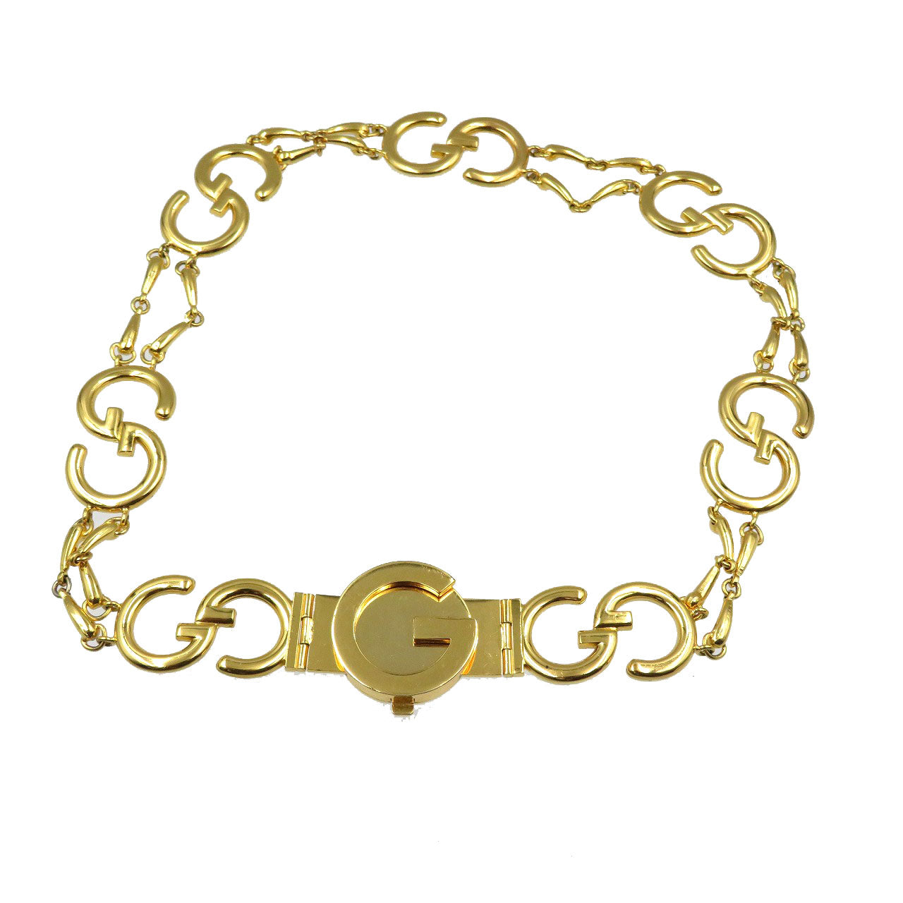 GUCCI belt metal gold Women