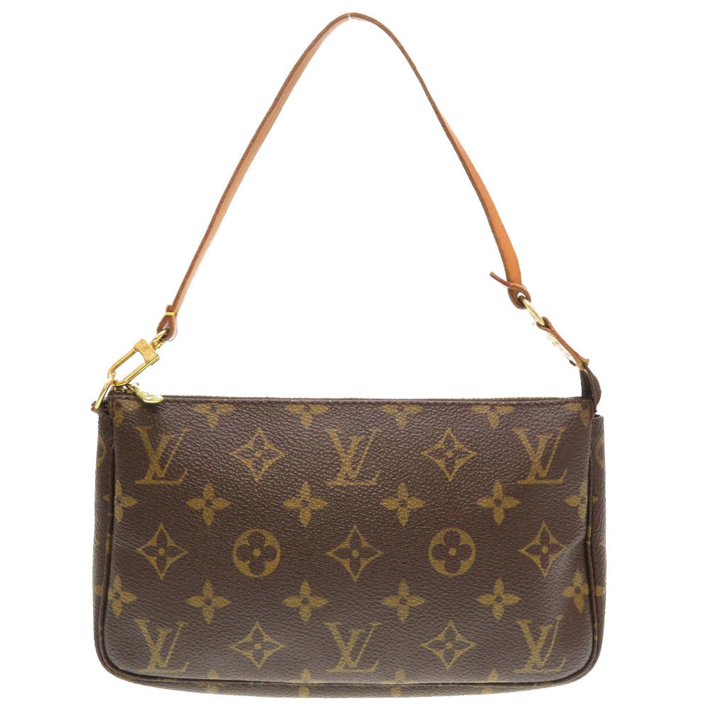 LOUIS VUITTON Pouch M51980 Monogram canvas Brown Monogram Pochette Accessory Pouch Women