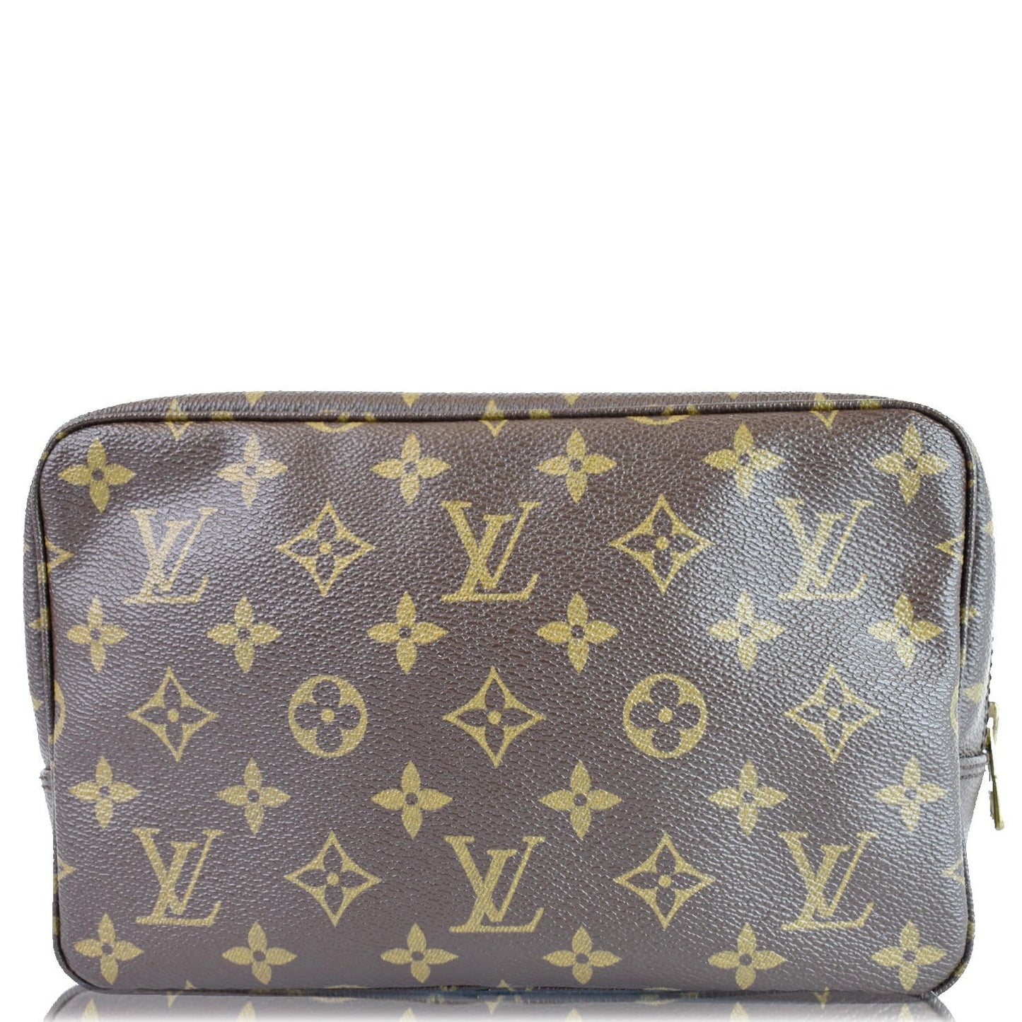LOUIS VUITTON Trousse Toilette 23 Monogram Canvas Cosmetic Pouch Brown